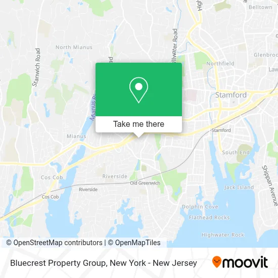 Bluecrest Property Group map