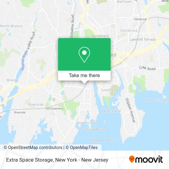 Extra Space Storage map