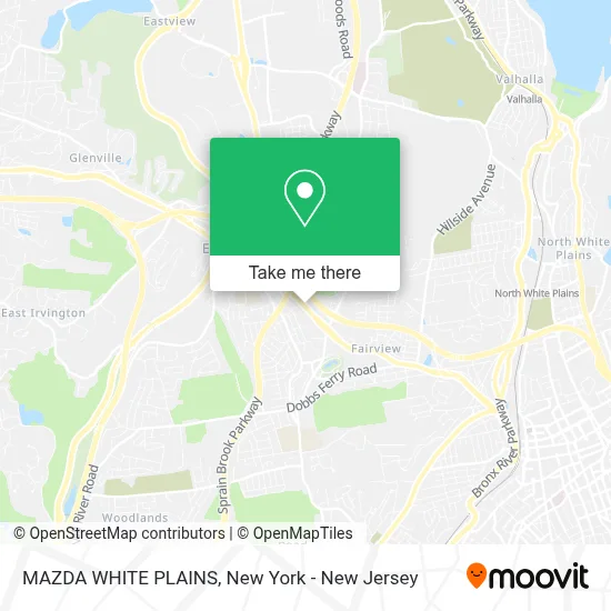 MAZDA WHITE PLAINS map