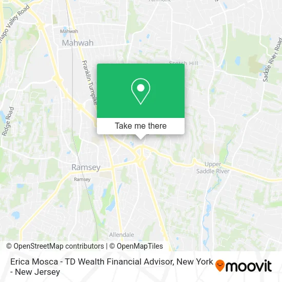 Erica Mosca - TD Wealth Financial Advisor map