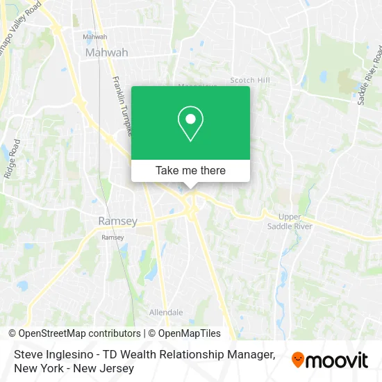 Steve Inglesino - TD Wealth Relationship Manager map