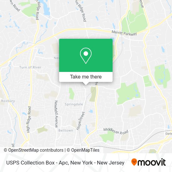 USPS Collection Box - Apc map