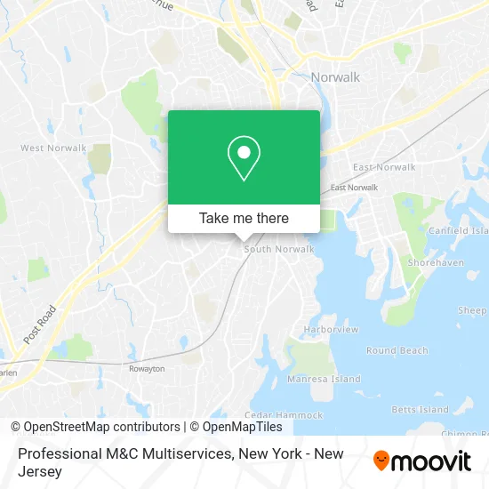 Professional M&C Multiservices map