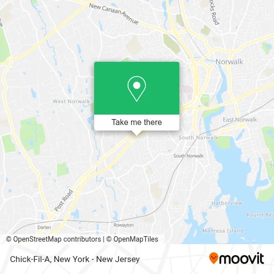 Chick-Fil-A map