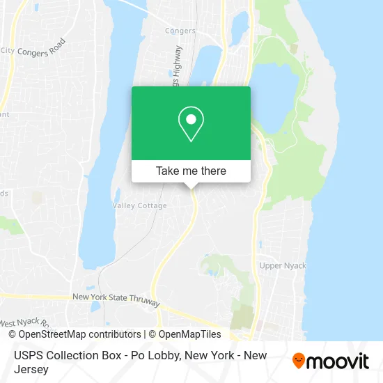 USPS Collection Box - Po Lobby map