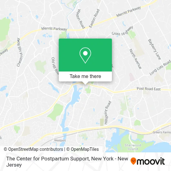 The Center for Postpartum Support map