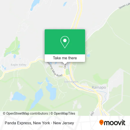 Panda Express map