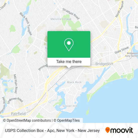 USPS Collection Box - Apc map