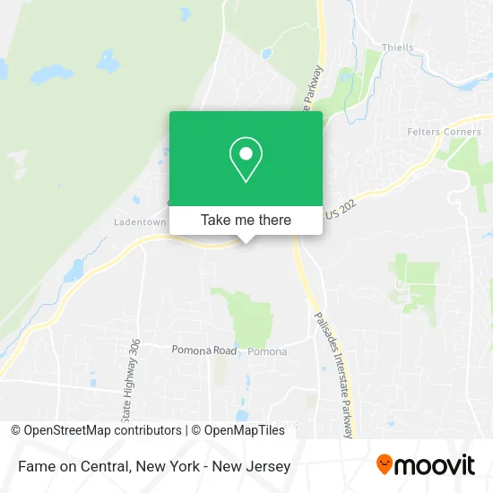Fame on Central map