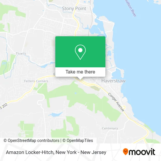 Amazon Locker-Hitch map
