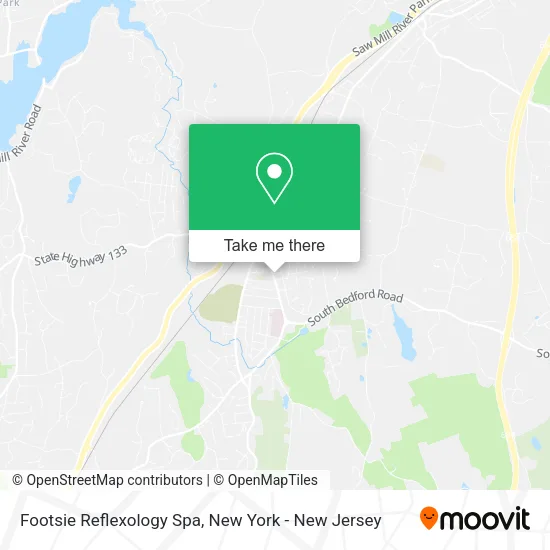 Footsie Reflexology Spa map