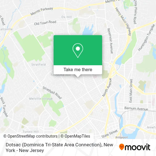 Dotsac (Dominica Tri-State Area Connection) map