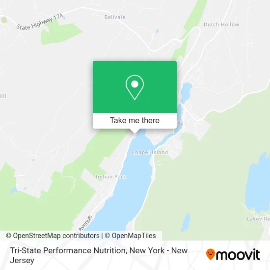 Tri-State Performance Nutrition map