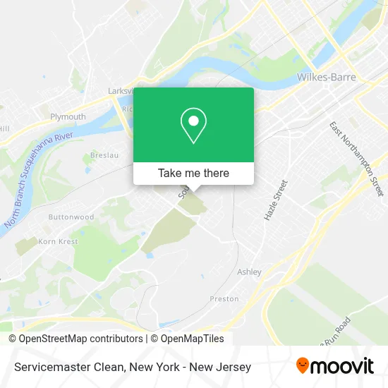 Servicemaster Clean map