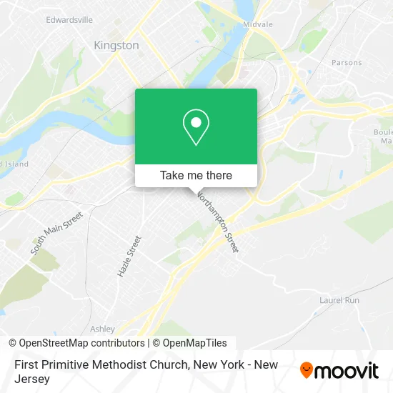 First Primitive Methodist Church map