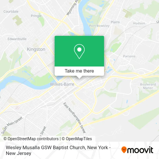 Wesley Musalla GSW Baptist Church map