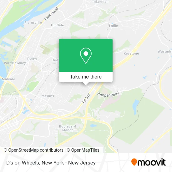 D's on Wheels map