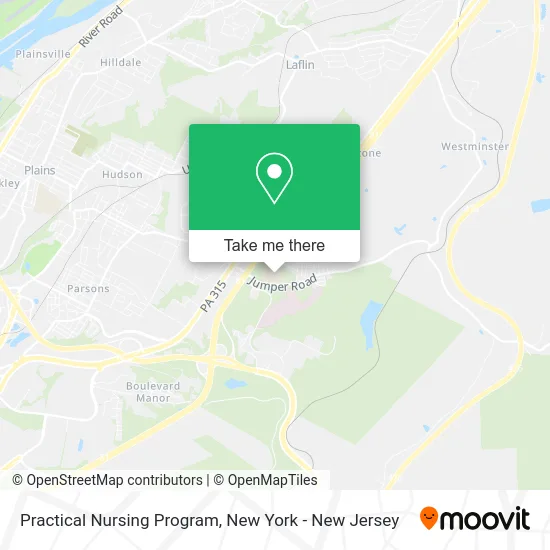 Practical Nursing Program map