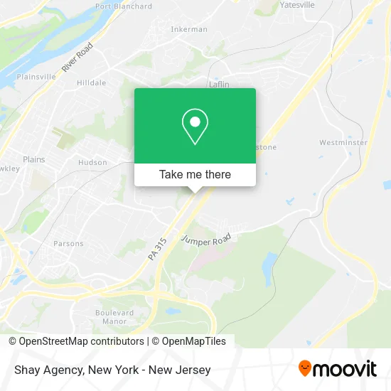 Shay Agency map