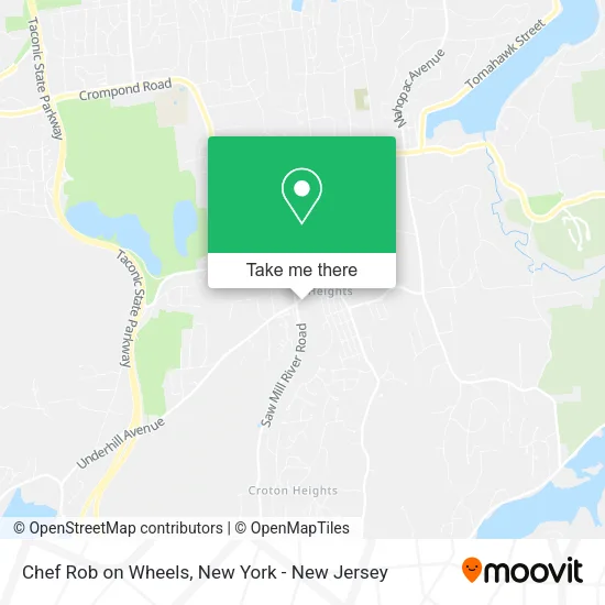 Chef Rob on Wheels map