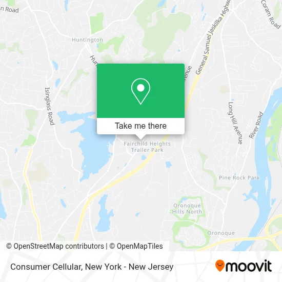 Consumer Cellular map