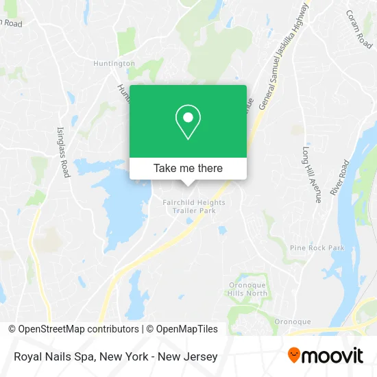 Royal Nails Spa map