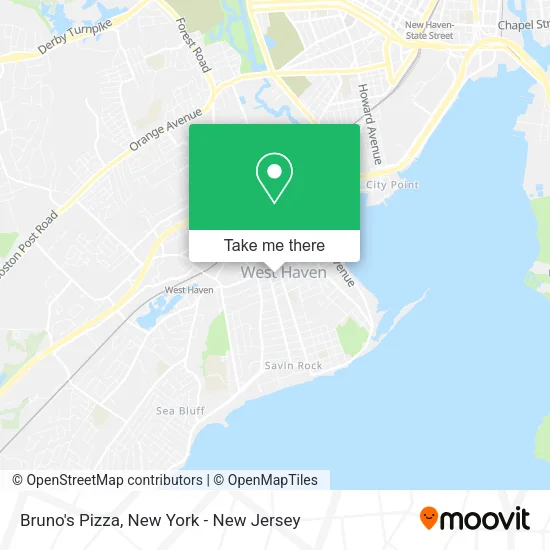 Mapa de Bruno's Pizza