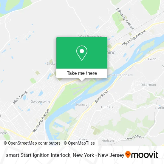 Mapa de smart Start Ignition Interlock