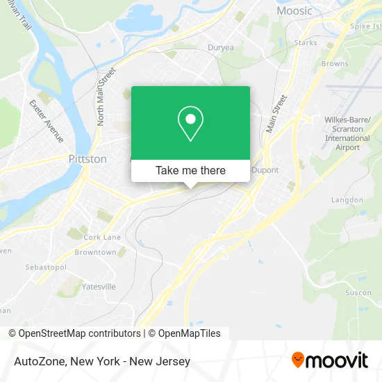 AutoZone map