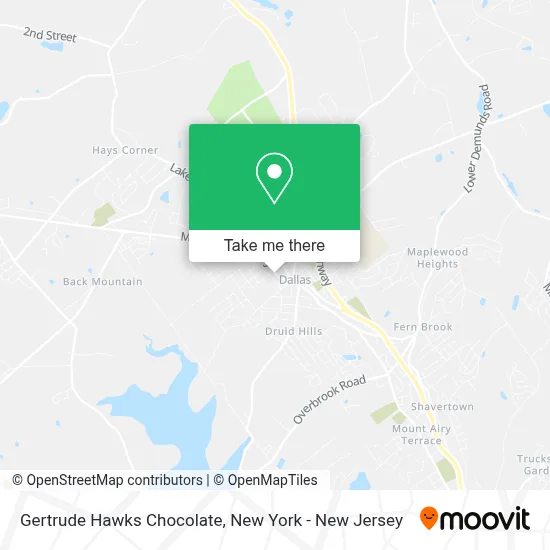 Gertrude Hawks Chocolate map