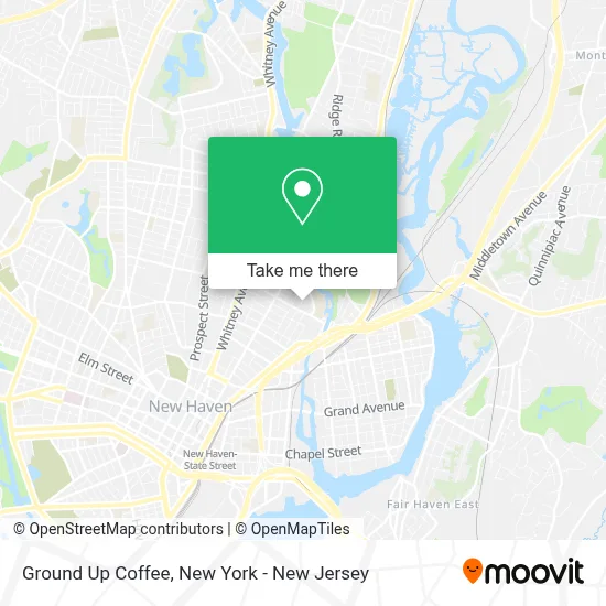 Ground Up Coffee map