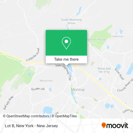 Lot B map