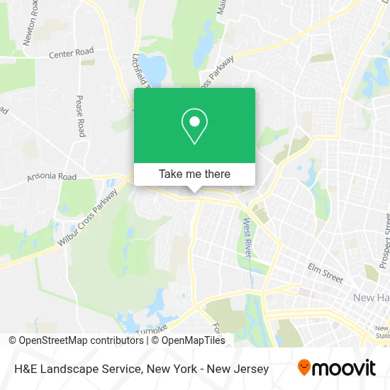 H&E Landscape Service map