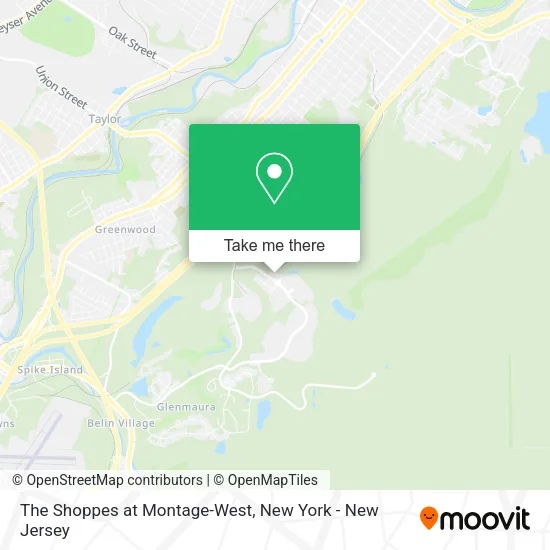 The Shoppes at Montage-West map