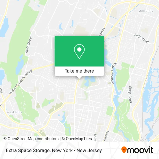 Extra Space Storage map