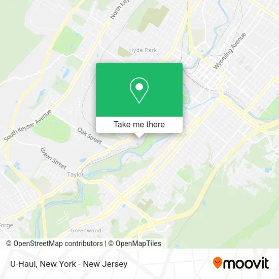 U-Haul map