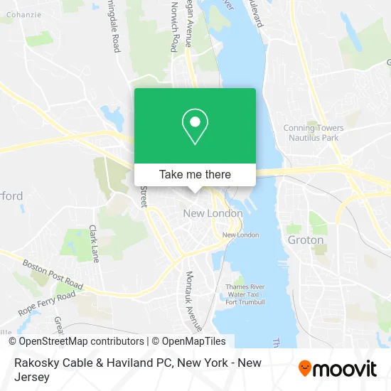 Rakosky Cable & Haviland PC map