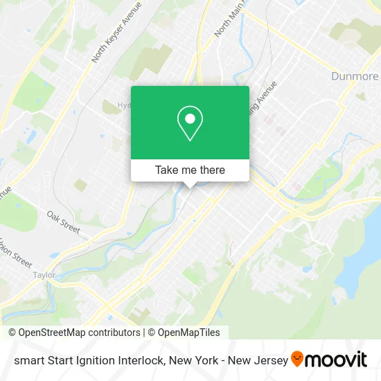 smart Start Ignition Interlock map