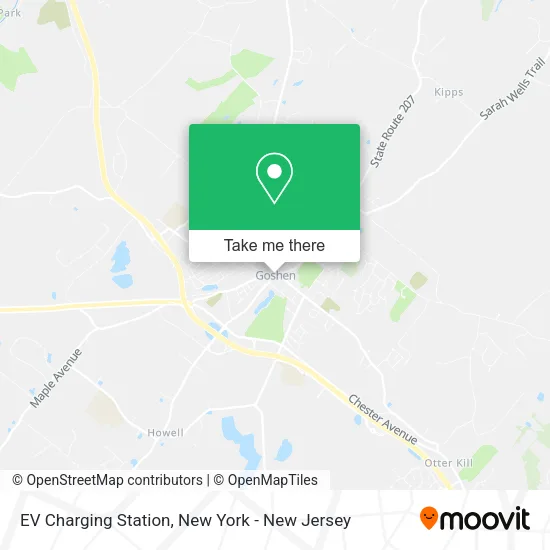 EV Charging Station map