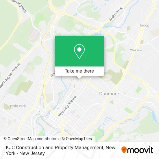 KJC Construction and Property Management map