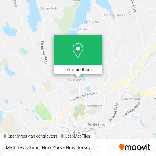 Matthew's Subs map