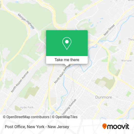 Post Office map
