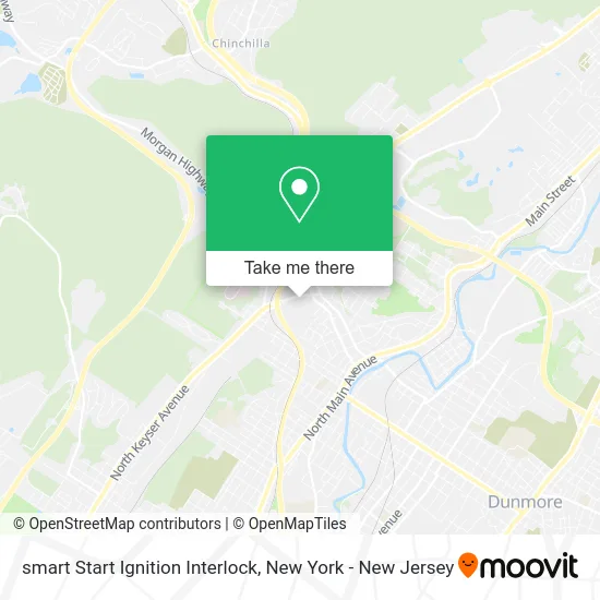 smart Start Ignition Interlock map