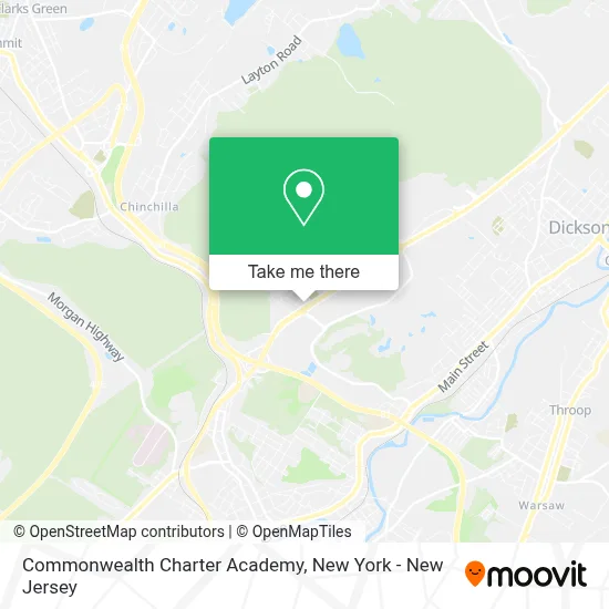Commonwealth Charter Academy map