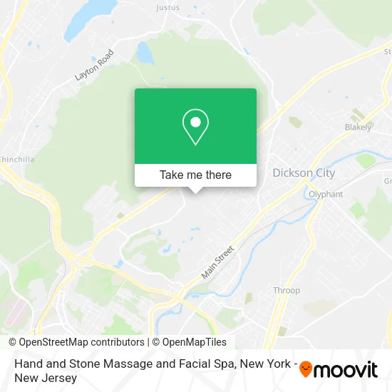 Mapa de Hand and Stone Massage and Facial Spa