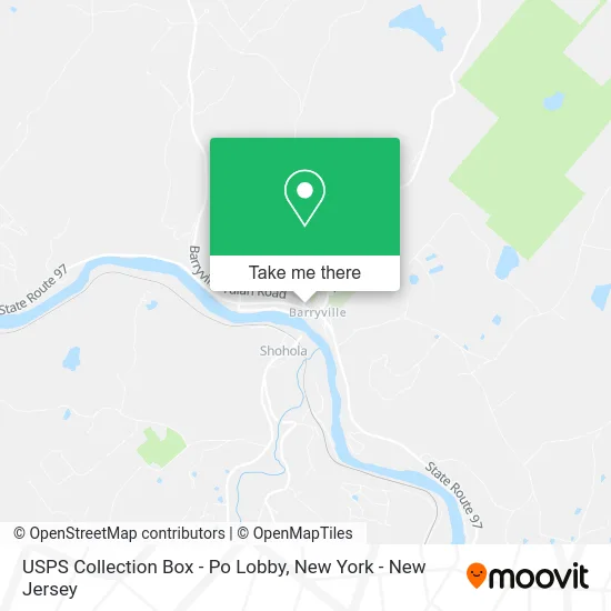 USPS Collection Box - Po Lobby map