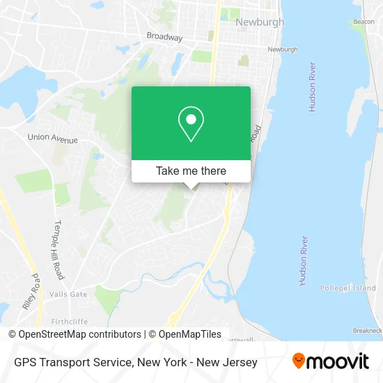 GPS Transport Service map