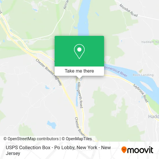 USPS Collection Box - Po Lobby map