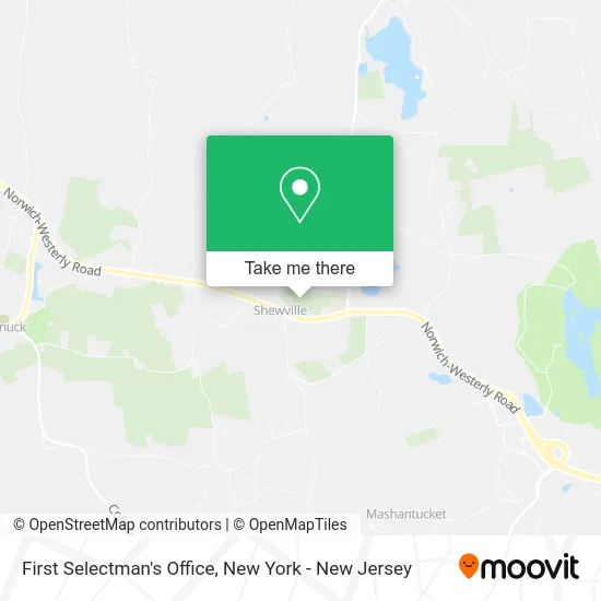 First Selectman's Office map