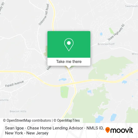 Mapa de Sean Igoe - Chase Home Lending Advisor - NMLS ID